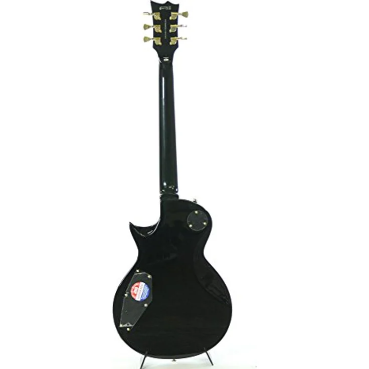 ESP LTD EC-256 BLK, E-Gitarre mit Mahagoni-Korpus, geröstetem Jatoba-Griffbrett und ESP LH-150 Tonabnehmern, schwarz – Bild 4