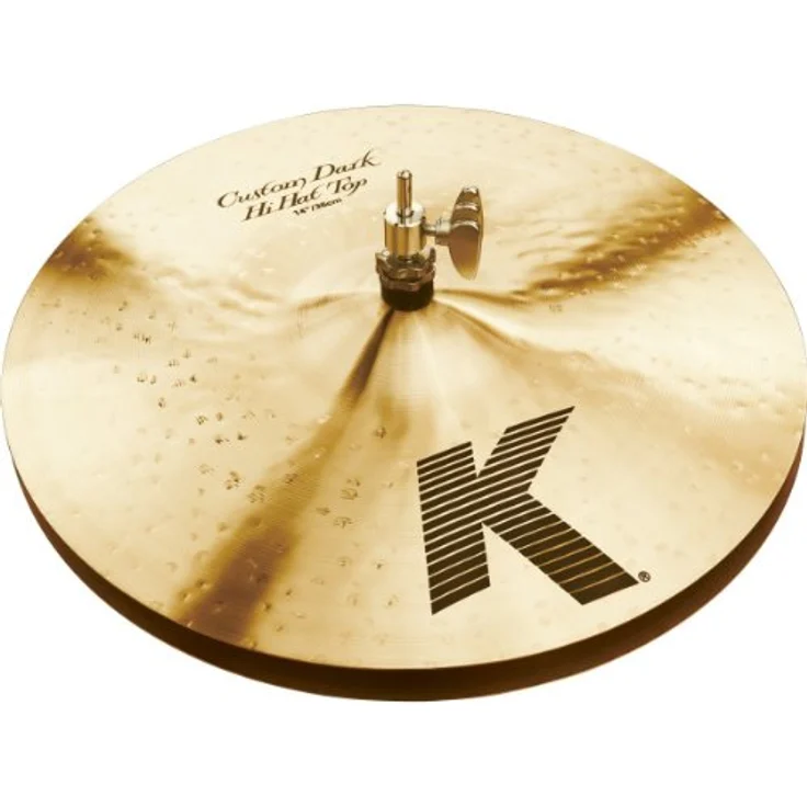 Zildjian 14" K-Custom Dark Hi-Hat, Schlagzeugbecken mit warmem, mitteltiefem Ton und klarem Stockanschlag – Bild 4