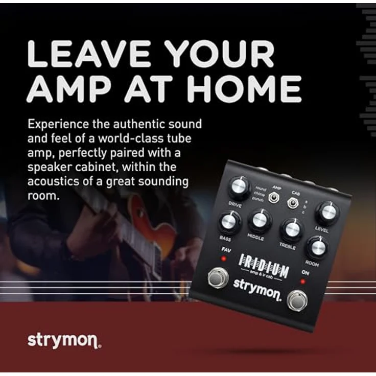 Strymon Iridium Amp & IR Cab, Effektpedal für E-Gitarre mit 24 Bit/96kHz Amp/Cab Simulationen und 9 IR Cabinet-Modellen, Made in USA – Bild 2