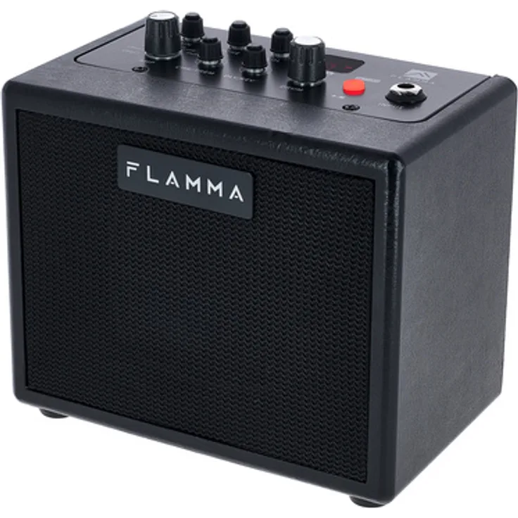 Flamma FA05 Electric Guitar Combo, digitaler Gitarrenverstärker mit 7 Verstärkermodellen, Modulationseffekten, Bluetooth, Drum-Machine und 5 Watt Leistung