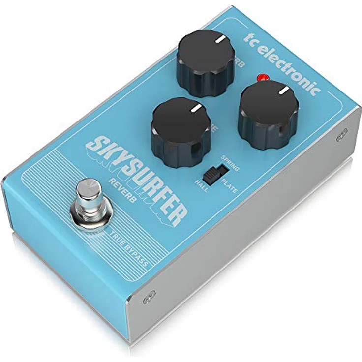 tc electronic Skysurfer Reverb, E-Gitarreneffekt mit Studioqualität Reverb, Spring, Plate und Hall, True Bypass – Bild 3