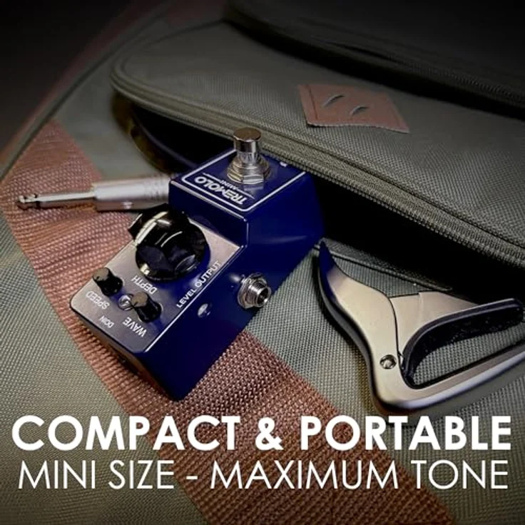 Ibanez TRMINI Effektpedal für E-Gitarre & Bass, Tremolo Effekt mit Wave, Speed und Depth Reglern, Made in Japan – Bild 8