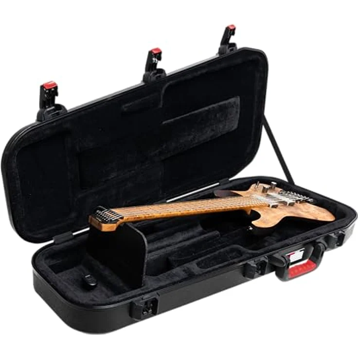 Gator TSA Headless Electric Guitar Case, anpassbares EPS-Interieur, ATA-geformtes Polyethylen, schwarz – Bild 17