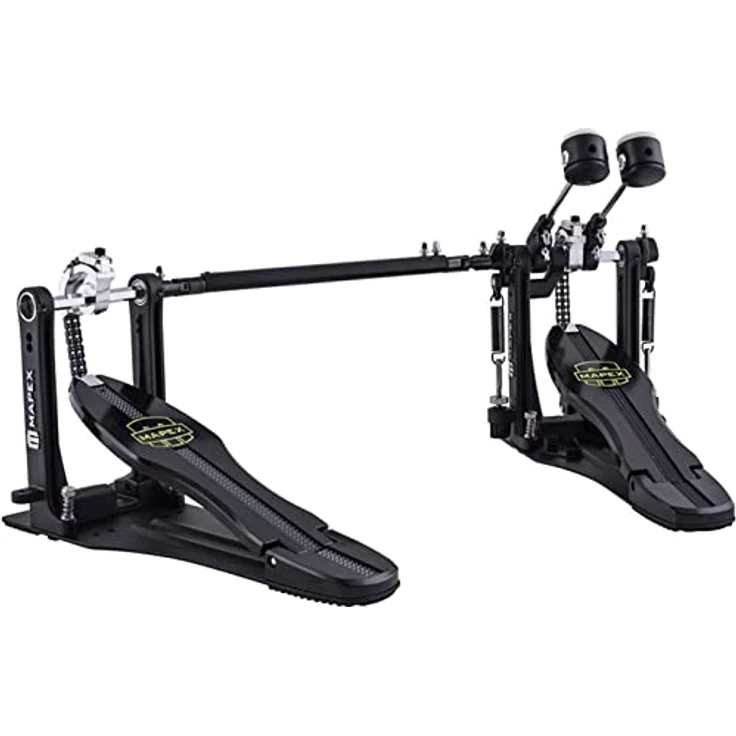 Mapex P810TW Armory Double Pedal, Doppelfußmaschine mit Doppelkette und austauschbarem Filzbeater, inklusive Gigbag – Bild 1