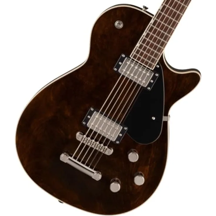 Gretsch EMTC JET Baritone E-Gitarre, Mahagoni Korpus, Ahorn Decke, Imperial Stain, mit 2x PureVolt Twin Six Humbucker