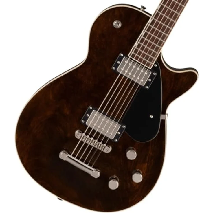 Gretsch EMTC JET Baritone E-Gitarre, Mahagoni Korpus, Ahorn Decke, Imperial Stain, mit 2x PureVolt Twin Six Humbucker – Bild 1