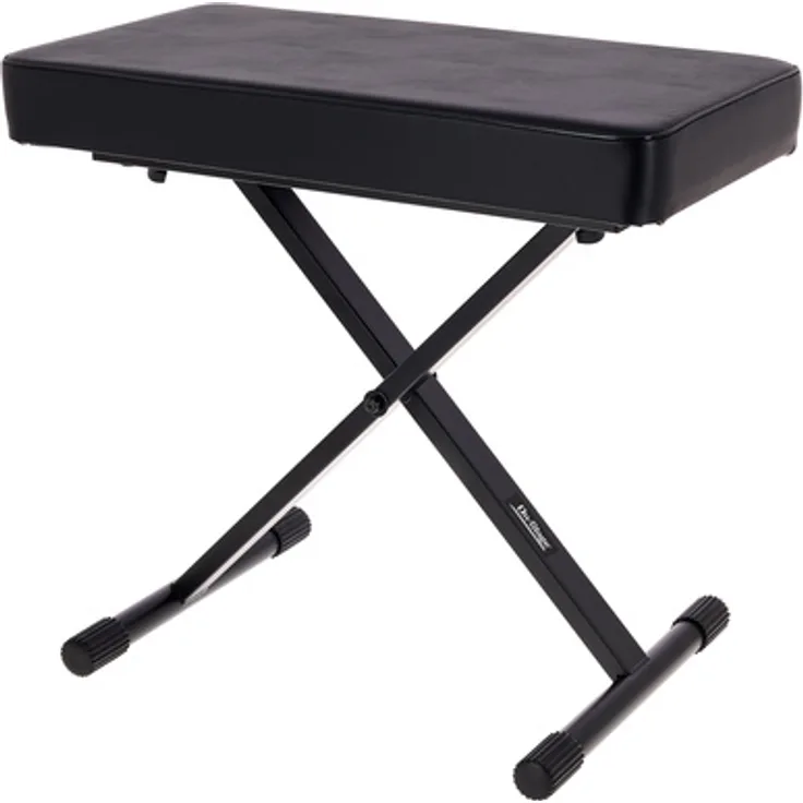 On-Stage KT7800+, Keyboardbank mit einstellbaren Höhen (49-62 cm), schwarz, max. Belastung 150 kg, 7,5 cm Polsterung