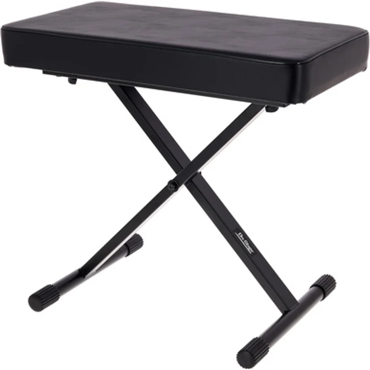 On-Stage KT7800+, Keyboardbank mit einstellbaren Höhen (49-62 cm), schwarz, max. Belastung 150 kg, 7,5 cm Polsterung