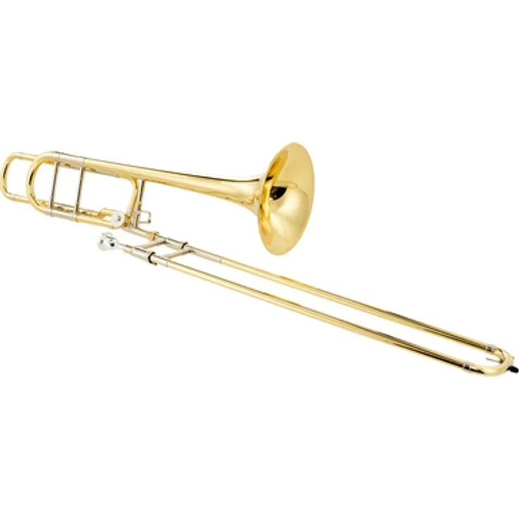 Bach 42BO Bb/F-Tenor Trombone mit Quartventil, Open-Wrap Bauweise, Messing Schallbecher, klar lackiert, inkl. Bach 6-1/2A Mundstück und Deluxe Holzkoffer