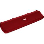 Clavia Nord Dust Cover 73 V2, Schutzhülle in Rot für Electro 73 und Stage Compact, verstellbares Gummiband, 1200 x 320 x 100 mm