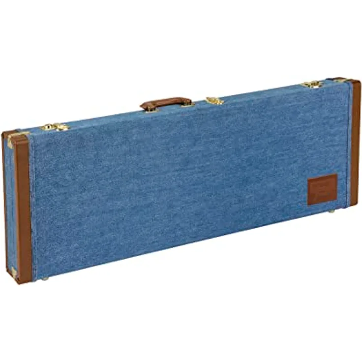 Fender XWrangler ST/T Denim Indigo, Gitarrenkoffer für Strat/Tele mit weichem Acryl Innenfutter, Denim-Ausführung