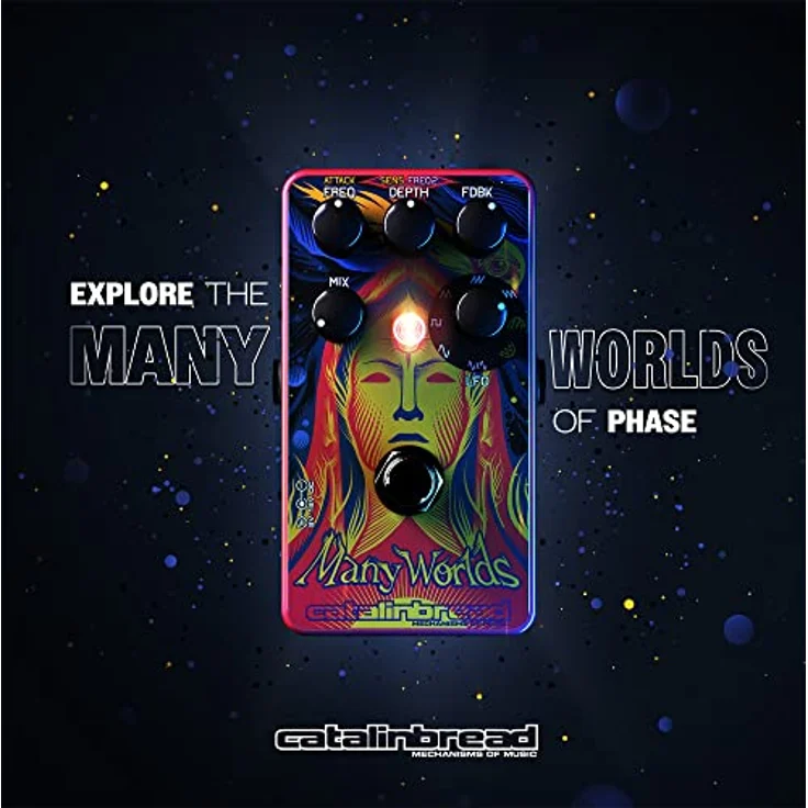 Catalinbread Many Worlds, Achtstufiger Phaser für E-Gitarre mit 8 wählbaren Phasenkontrollparametern und 6 LFOs, True Bypass – Bild 9