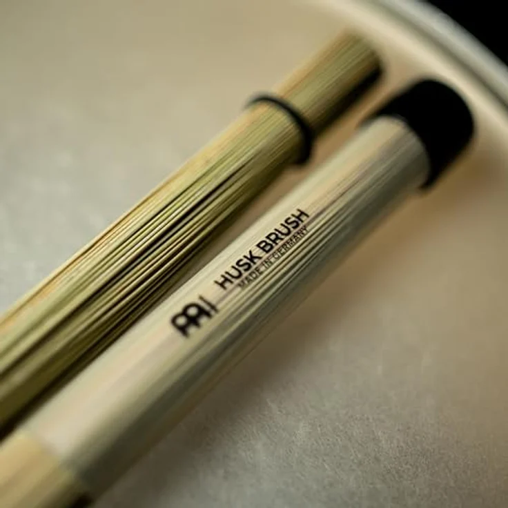 Meinl SB307 Husk Brush, Paar Hot Rods aus Stroh für weichen Sound, Durchmesser 23mm, Länge 377mm, Gewicht 104g, made in Germany – Bild 9