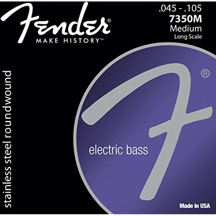 Fender 7350M, Basssaiten aus Edelstahl, Longscale, Ball End, .045-.105 – Bild 1