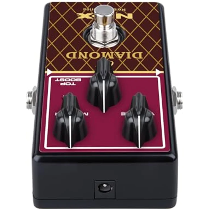 Nux MNU Diamond-63OD, Gitarren-Effektgerät Vorverstärker mit True-Bypass und Top-Boost, kompakt und leicht – Bild 2
