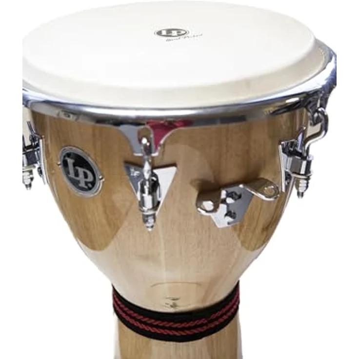 LP Latin Percussion Djembe Galaxy, 12,5" x 25", Ziegenfell, Siam Oak, natur/chrom, Comfort Curve II, LP720X – Bild 2