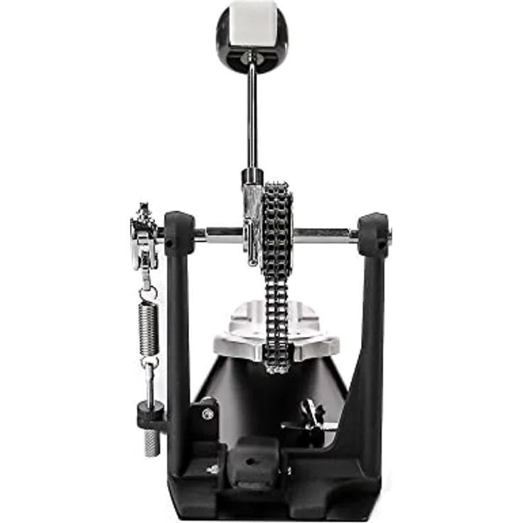 Gibraltar 6711S Bass Drum Single Pedal, professionelle Fußmaschine mit G-Class Trittplatte, Doppelkette und Dual-Beater (Kunststoff/Filz) – Bild 7
