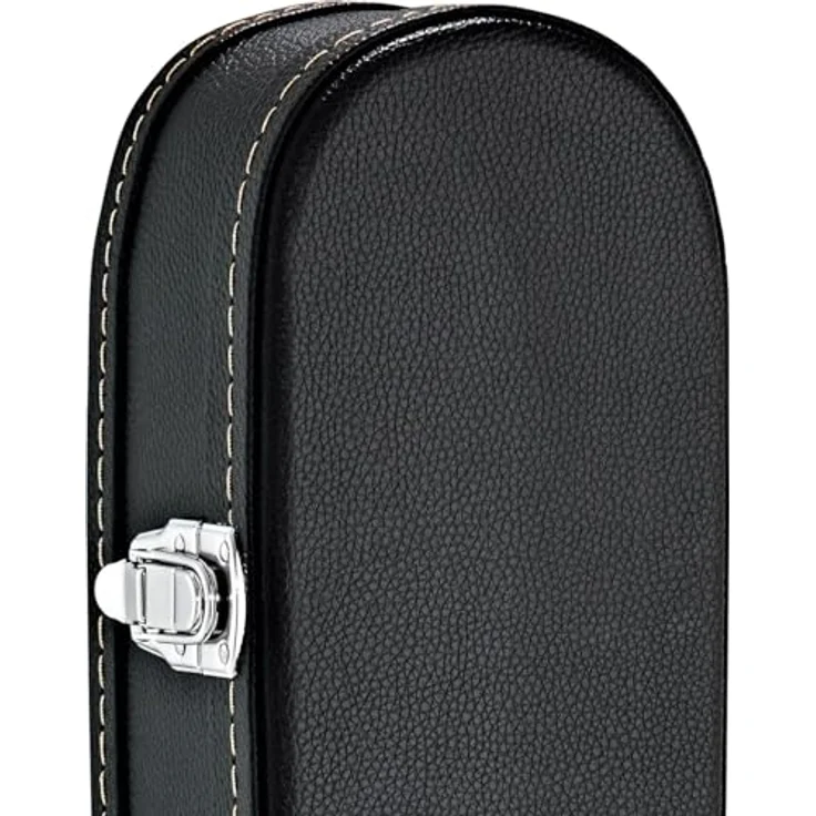 Ortega Acoustic Bass Case OABCSTD, Gitarrenkoffer aus schwarzem Vinyl mit 15mm Polsterung und Zubehörfach, Innenmaße: 127cm x 42,5cm x 32,5cm x 14cm – Bild 5