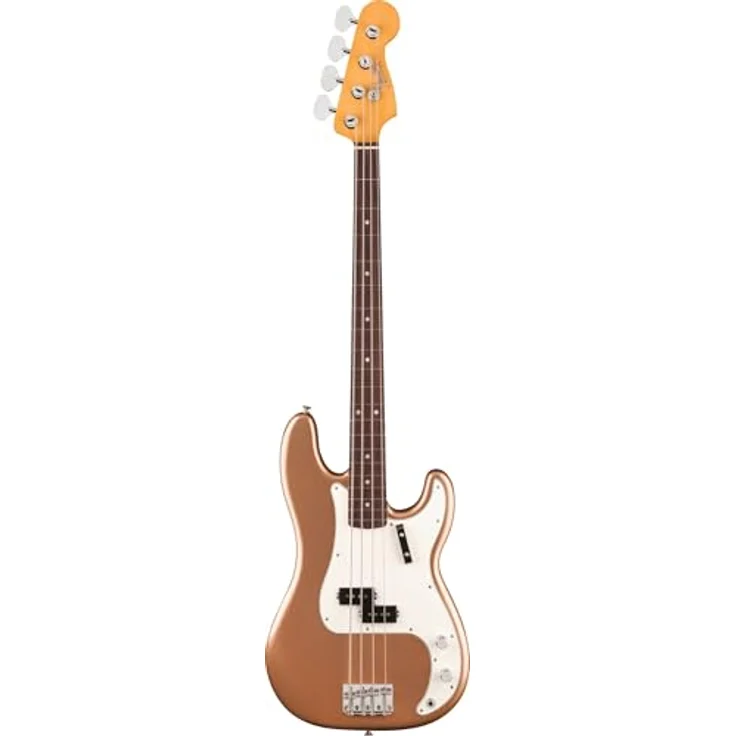 Fender Vintera III L 60s P Bass FMG, P-Style E-Bass aus Erle mit Ahornhals und Palisander-Griffbrett, Firemist Gold – Bild 2