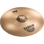 Sabian 16" B8X Medium Crash, B8 Bronze Schlagzeugbecken mit gehämmerter Glocke, natural Finish