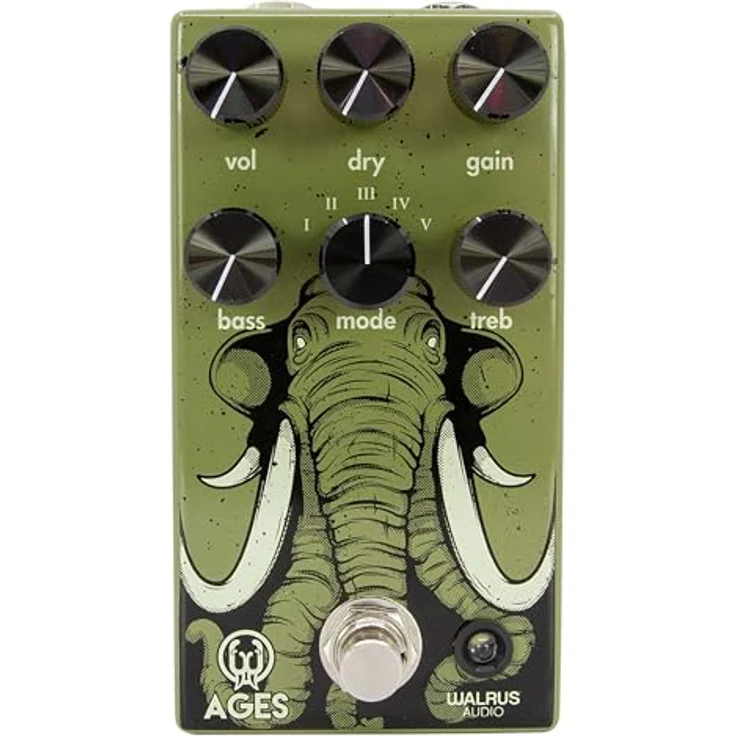 Walrus Audio Ages Overdrive, Effektpedal für E-Gitarre mit 5 Modus-Einstellungen und True Bypass Design – Bild 1