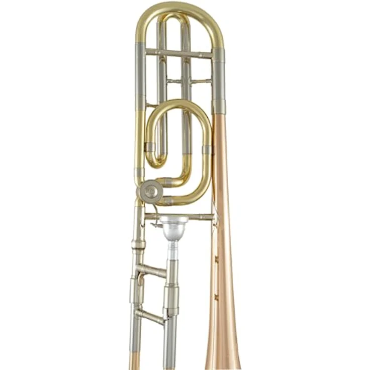 C.G.Conn 88 H Bb/F-Tenor Trombone, mit Quartventil, 8-1/2" Goldmessing Schallstück, klar lackiert, inkl. Conn 5G Mundstück und Deluxe Holz Koffer – Bild 2