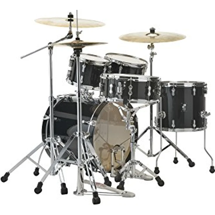 Sonor AQ1 Studio Set, Schlagzeugkomplettset aus 100% Birkenholz mit Piano Black Finish, inkl. Doppeltomhalter und Sonor HS2000 Hardware-Set – Bild 4