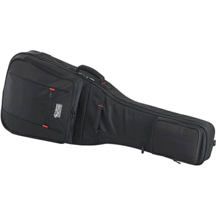 Gator G-PG-Semi-hollow / V Bag, Gigbag für Semi Hollow / V-Style E-Gitarre, Schwarz, inklusive Regenhülle, Micro-Fleece Innenausstattung, 25 mm Polsterung und große Außentasche mit Kabelmanagement – Bild 1