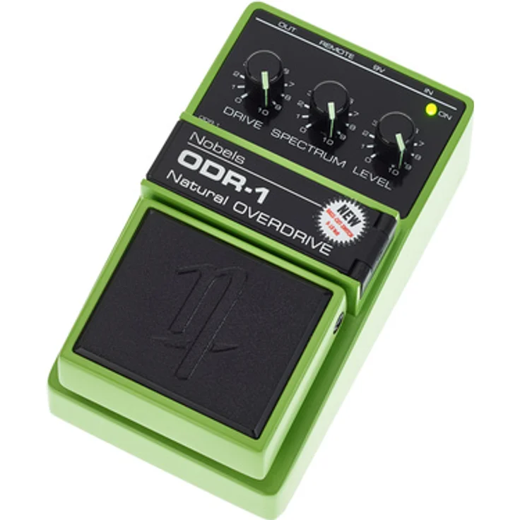 Nobels ODR-1 BC, Overdrive-Pedal für E-Gitarre & Bass mit Bass-Cut-Schalter und 9-18V Betrieb