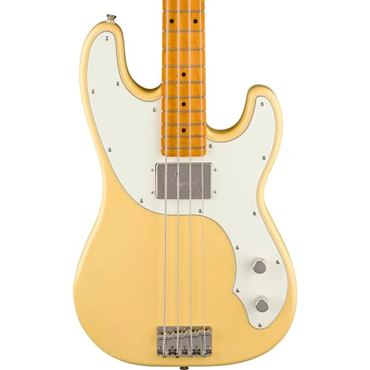 Squier CV Tele Bass MN PPG VWT, E-Bass mit Pappel Korpus, Ahorn Hals und Vintage White Finish – Bild 3