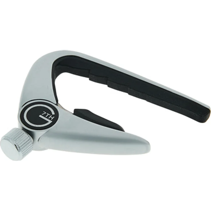 G7th Newport 12 String CSP Kapo, kompakter Kapodaster für 12-saitige Gitarren, Silber