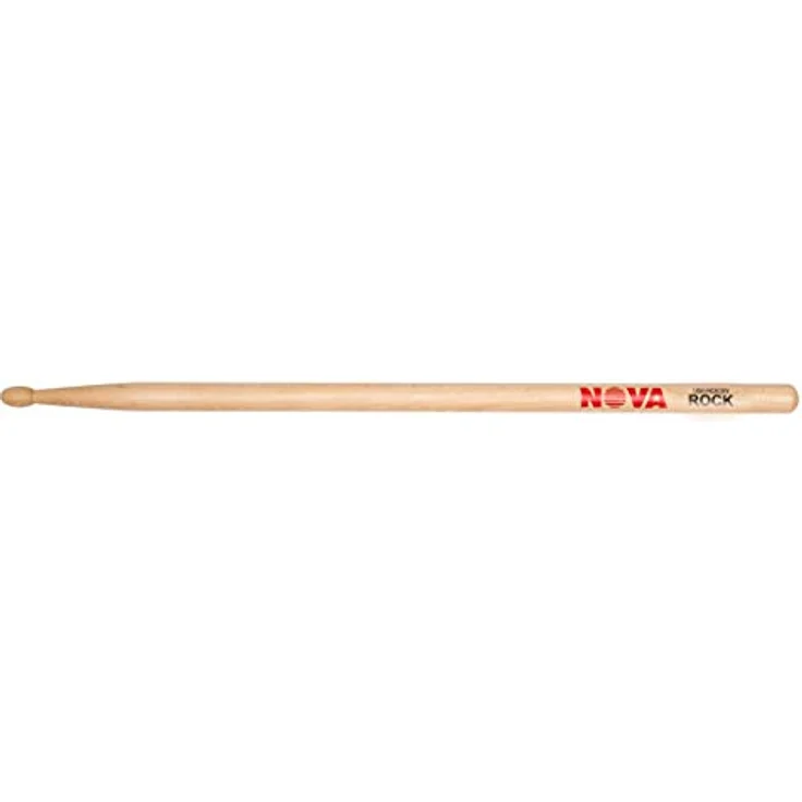 Vic Firth Nova Rock Hickory Drumsticks, natur, Holzkopf, 422,2 mm Länge, 15,8 mm Durchmesser, ovale Kopfform – Bild 1