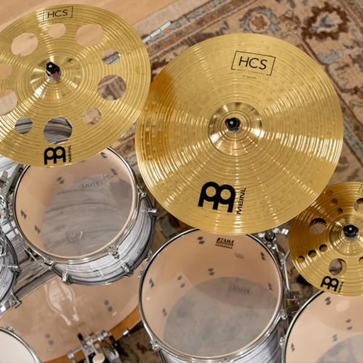Meinl 20" HCS Crash-Ride, Einsteigerbecken aus MS63 Messing mit weicher Ansprache und mittlerer Ausklingzeit – Bild 7