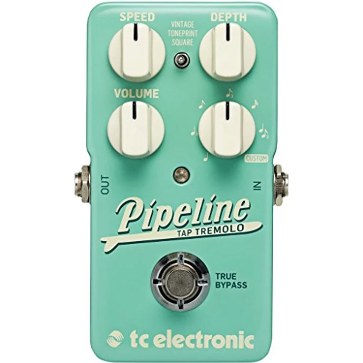 tc electronic Pipeline Tap Tremolo, editierbares Tremolo Pedal mit Vintage und modernen Sounds, Tap Tempo & Volume Boost, TonePrint-enabled – Bild 2
