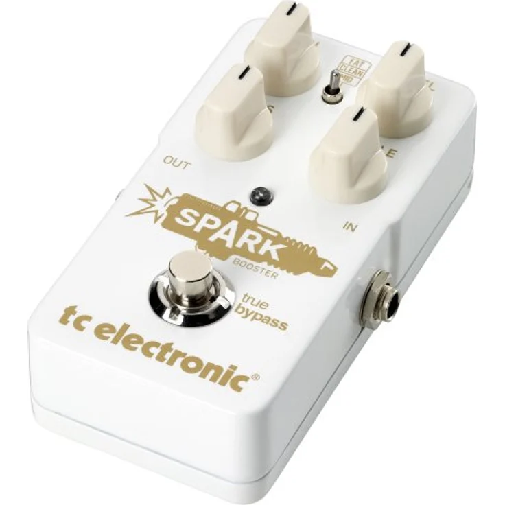 tc electronic Spark Booster, Gitarren-Effektgerät mit 26 dB Booster, Bass- und Treble-Regler, True Bypass – Bild 2