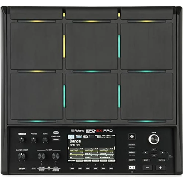 Roland SPD-SX PRO Sampling Pad, 9 Schlagflächen, 32 GB Speicher, 1550 Sounds, 4,3" Farbdisplay – Bild 4