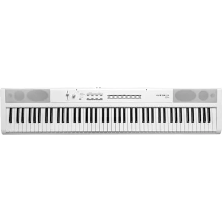 Kurzweil KaS1, Digitales Piano mit 88 Tasten Hammermechanik, 128-stimmiger Polyphonie, KORE 1.0 Sound Library, USB-Audio- und MIDI-Anschluss, weiß – Bild 2