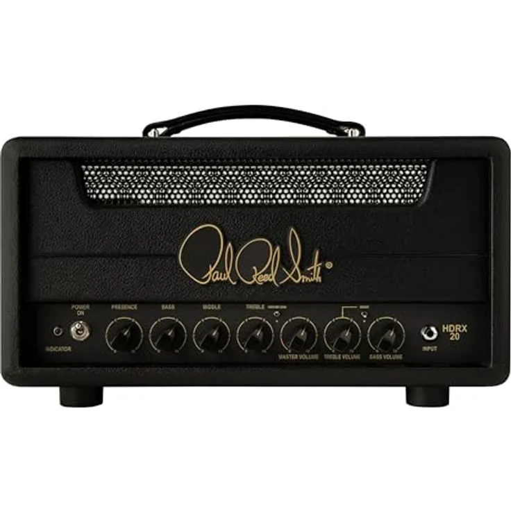 PRS HDRX 20 Head, E-Gitarren Topteil mit 20 Watt, 2 Kanälen, EQ-Reglern und Röhrenverstärkung, schwarz
