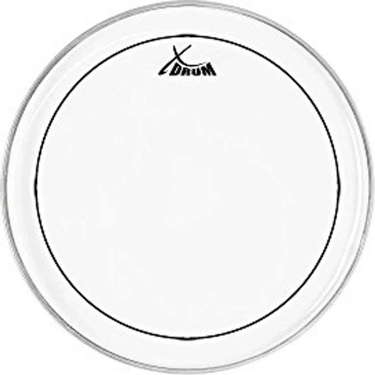 XDrum 13" Oil Hydraulic Schlagzeugfell, transparent, zweilagig, saubere Klangverteilung, kurzer Sustain bei trockenem Sound