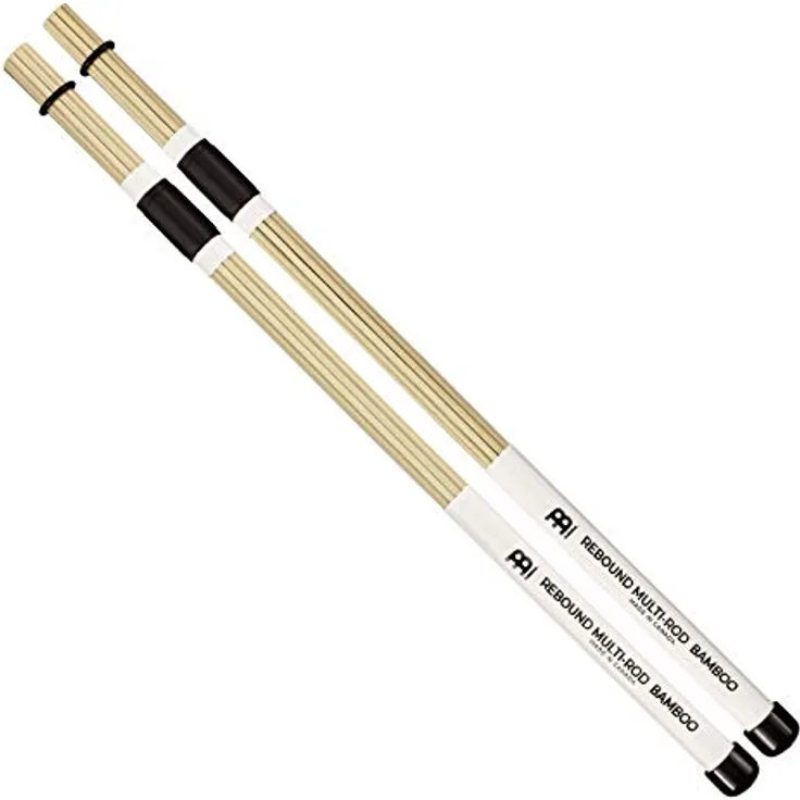 Meinl SB209 Multi-Rod Bamboo, Drumsticks aus Bambus mit Schaumstoffkern und Gummiringen zur Klangregelung, 15,9 mm Durchmesser, 40,1 cm Länge