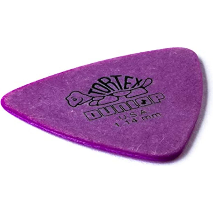 Jim Dunlop Plektrum Tortex Triangel, 1,14mm, violett, 72 Stück – Bild 3