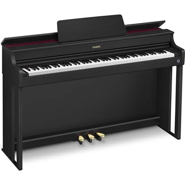 Casio AP-300 BK, Digitalpiano mit 88 gewichteten Tasten, 19 Sounds, MIDI- und Audio-Recording, schwarz – Bild 5