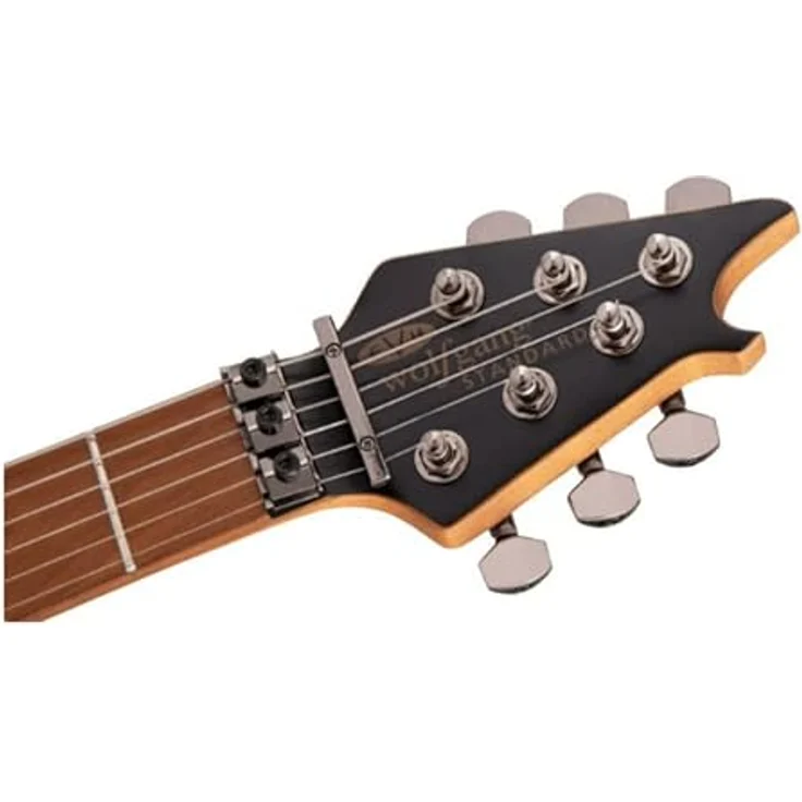 Evh Wolfgang WG Std QM TA, ST-Style E-Gitarre mit Wölkchenahorn-Decke, Trans Amber, Floyd Rose Tremolo – Bild 10