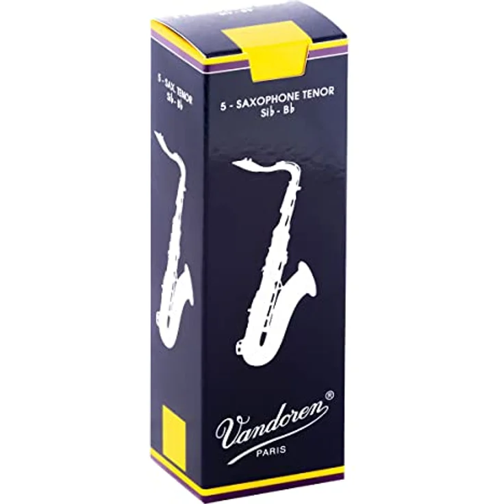 VANDOREN Classic Tenorsaxophon 2, 5er-Pack mit extrem reinem Klang und hervorragender Ansprache in allen Registern – Bild 2