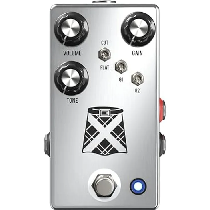 JHS Pedals Kilt 10 LTD Distortion/Boost, Overdrive-Pedal mit 4 Modi, verbesserter Gain-Bereich, Aluminiumgehäuse, limitiert auf 5000 Stück