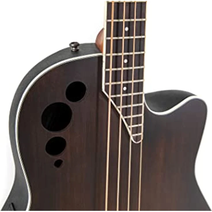 Applause Elite AEB4-7S, Mid-Depth Roundback E-/Akustikbass mit Cutaway, Fichtendecke, Vintage Varnish Satin – Bild 6