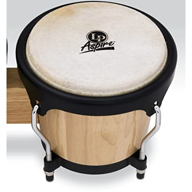 LP A601-AW Aspire Bongo Set, Natur, 6 3/4" & 8" Durchmesser, Siam Oak, Hochglanzlackiert, inklusive Stimmschlüssel – Bild 3