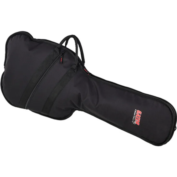 Gator GBE-Mini-Elec, Gigbag für mini E-Gitarren mit verstärktem Kopfplatten- und Halsbereich, schwarz