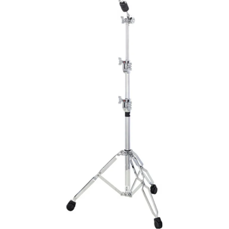 Gibraltar 6710 Cymbal Stand, gerader doppelstrebiger Beckenständer, dreifach höhenverstellbar mit G-styled Memory Clamps und stufenlos arretierbarer Beckenaufnahme – Bild 1