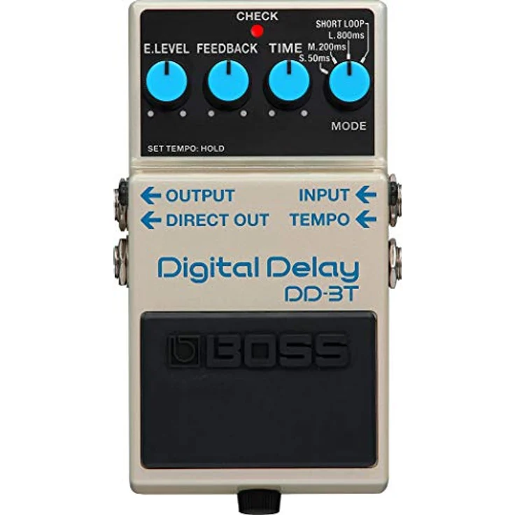 Boss DD-3T Digital Delay, Effektpedal mit regulierbaren Delay-Tempi und 4 Reglern, kompaktes Design – Bild 1
